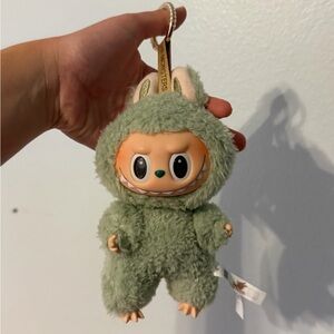 Labubu Green Grape Macaron POP MART Plush Doll Keychain Bag Charm | Like New